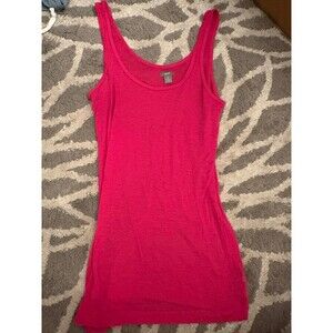 Hot Pink Heathered Aerie Soft Tank Top